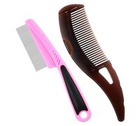 Scalp Comb for Build Up, Stainless Steel Lice Comb, Fine Tooth Scalp Comb, Oil Buildup Removal Comb, Lice Removal Scalp Comb, Scalp Comb, Stainless Steel Hair Comb, Scalp Brush for Dandruf