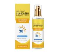 Scalp & Hair Sun Protection Spray, Hair & Scalp Sunscreen SPF 30, UV Hairs Protection After Sun Mist with Prevent Dryness, Suitable for Hiking/Beach/Running