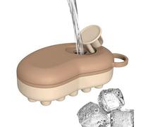 Scalp Masaje Comb, Silicona Hielo Massager, 4,92 x 2,91 x 0,94 pulgadas Cooling Head Brush, Herramienta de relajación para el cabello portátil para la colocación de tensión ergonómica