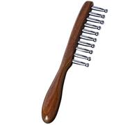 Scalp Massager Comb | Rounded Teeth Terahertz Anti-Static | Scalp Massage Brush for Short Long Wet Dry Hair Frizz Breakage Knots, Tensión Relief Deep Relaxation
