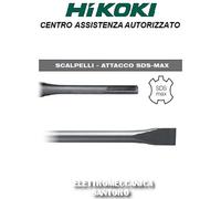 Scalpelo A Cabeza Plana 27 x 280 Con Mango SDS Max Hikoki Hitachi Martillo