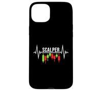 Scalper Heartbeat: línea de pulso para el comercio de criptomonedas Carcasa para iPhone 15 Plus