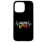 Scalper Heartbeat: línea de pulso para el comercio de criptomonedas Carcasa para iPhone 15 Pro Max