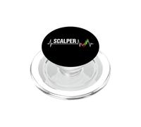 Scalper - Scalping Heartbeat EKG Pulse Line para Scalpers PopSockets PopGrip para MagSafe