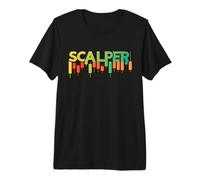 Scalper Trader - Entusiastas del Comercio de Cuero cabelludo Crypto Traders Camiseta Premium