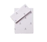 Scalpers - Juego de Cama Calavera de 2 Piezas - Funda Nórdica 155x220 + Funda Almohada 45x110-100% Algodón - 200TC - Gris Oscuro y Gris Claro