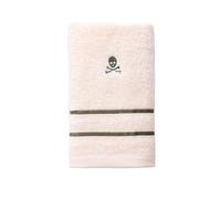 Scalpers Toalla de Invitados Beige a Rayas Verdes 30x50cm 100% Algodón 470GSM Home