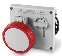 Scame omnia - Toma corriente empotrar ip67 serie 3 polos+t32a 380v