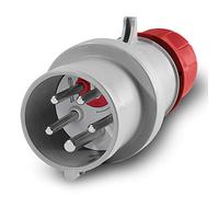 Scame optima - Clavija con inversor 3 polos+neutro+tierra ip44 32a 346-415v corriente alterna