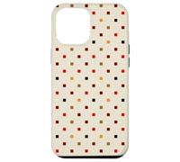 Scandi Boho Grid Pattern Tonos tierra neutros Carcasa para iPhone 12 Pro Max