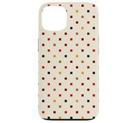 Scandi Boho Grid Pattern Tonos tierra neutros Carcasa para iPhone 13