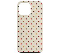 Scandi Boho Grid Pattern Tonos tierra neutros Carcasa para iPhone 13 Pro Max