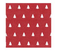 Scandi Essentials Servilletas Linen trees 33x33 cm 20 unidades Red