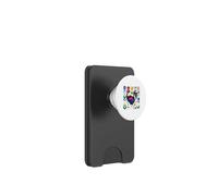 Scandi Folk Art Gallo Diseño Granjero Pollo PopSockets PopWallet para MagSafe