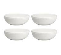 Scandi Living 4 Boles para desayuno Dots 60 lanco crema