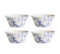 Scandi Living 4 Boles para desayuno Havspil 60 zul-blanco
