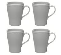 Scandi Living 4 Tazas Dots 35 cl Gris