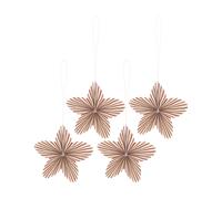 Scandi Living Adornos de Navidad Twinkle. 4-pack Rojo a rayas