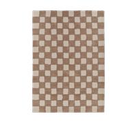 Scandi Living Alfombra Checker Play 170x240 cm Hazel