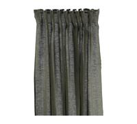 Scandi Living Cortina con multibanda Serenity 129x250 cm Verde musgo