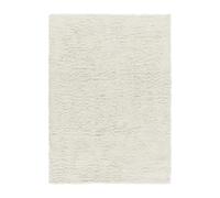 Scandi Living Cozy Alfombra de lana blanco natural 200x300 cm