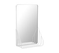 Scandi Living Espejo con estante Nod 30x50 cm White