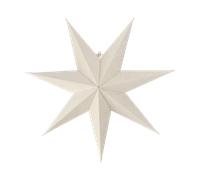 Scandi Living Estrella de Adviento Bare blanco 45 cm