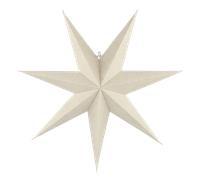 Scandi Living Estrella de Adviento Bare blanco 60 cm