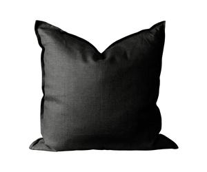Scandi Living Funda de cojín Calm lino 50x50 cm Carbon