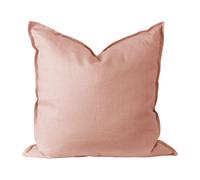 Scandi Living Funda de cojín Calm lino 50x50 cm Dusty Rose