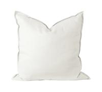 Scandi Living Funda de cojín Calm lino 50x50 cm White
