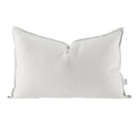 Scandi Living Funda de cojín de lino Calm 40x60 cm White