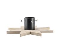 Scandi Living Pie para árbol de Navidad Norr Lacado blanco