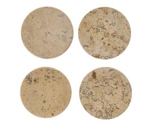 Scandi Living Posavasos Ridge Ø10 cm 4-pack Mármol