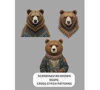 SCANDINAVIAN BROWN BEARS CROSS STITCH PATTERNS