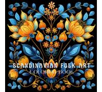 Scandinavian Folk Art Coloring Book