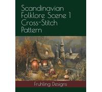 Scandinavian Folklore Scene 1 Cross-Stitch Pattern