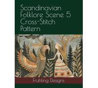 Scandinavian Folklore Scene 5 Cross-Stitch Pattern