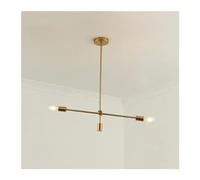 Scandinavian Long Rod Art Deco E27 - Bedroom Dining Living Room Magic Bean Lamp, LED Chandelier