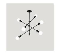 Scandinavian Long Rod Art Deco E27 - Bedroom Dining Living Room Magic Bean Lamp, LED Chandelier