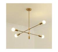 Scandinavian Long Rod Art Deco E27 - Bedroom Dining Living Room Magic Bean Lamp, LED Chandelier