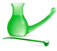 Scandinavian Yoga and Meditation School Nosebuddy - Botella para limpieza de nariz verde