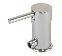 Scandvik - Mezclador compacto minimalista de un solo nivel, montaje en cubierta, accesorios de 3/8 pulgadas y 1/2 pulgadas