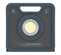 Scangrip Nova 6, Luz De Trabajo LED, Proporciona Iluminación Ininterrumpida, Resistente Al Agua Y Al Polvo, 6000 Lúmenes.