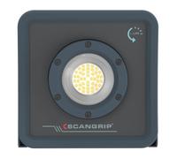 Scangrip Nova R Lámpara de Trabajo LED Recargable | 2000 Lúmenes, Mango Flexible, Imán Potente, Montaje en Trípode | IP65 Resistente al Agua y Polvo, USB-C, Compacta y Portátil