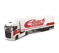 SCANIA 770S 1:43 Bburago 18-31468 - Vehículo de camión con remolque EIBACH MUELLES
