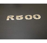 SCANIA R SERIES - Insignia de acero inoxidable cromado 'R 500' con número pulido