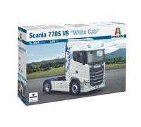 Scania S770 V8 Cabina Blanca Camión Truck 1:24 Kit De Modelo De Plástico ITALERI
