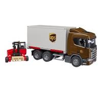 Scania Super 560R camión logístico con montacargas integrado, Automóvil de construcción