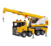 Bruder Camión grúa Scania Super 560R Liebherr 03571 – 1:16 con luz y sonido, a partir de 4 años